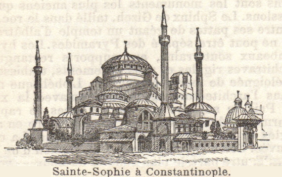 Sainte-Sophie  Constantinople